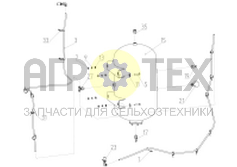 Чертеж Пневмосистема (142.39.00.200)